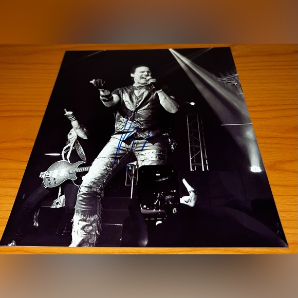 KELLY KEAGY SIGNED 8x10 PHOTO AUTOGRAPHED NIGHT RANGER DRUMMER RARE COA